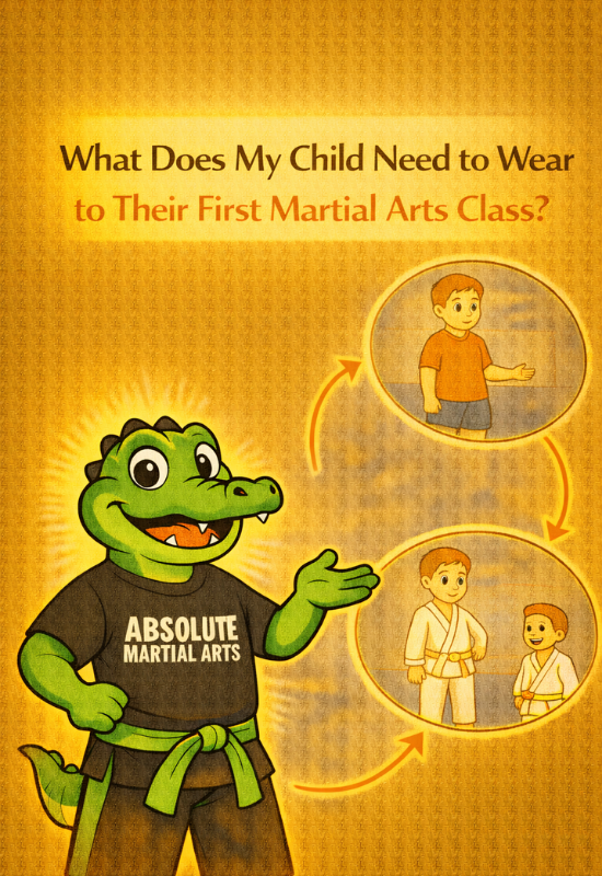 What does my child need to wear to their first martial arts class