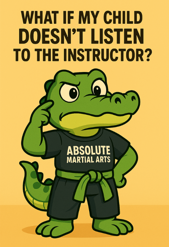 What If My Child Doesn’t Listen to the Instructor