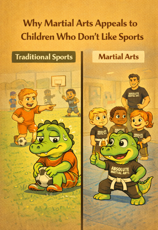 Why Martial Arts Appeals to Children Who Don’t Like Sports