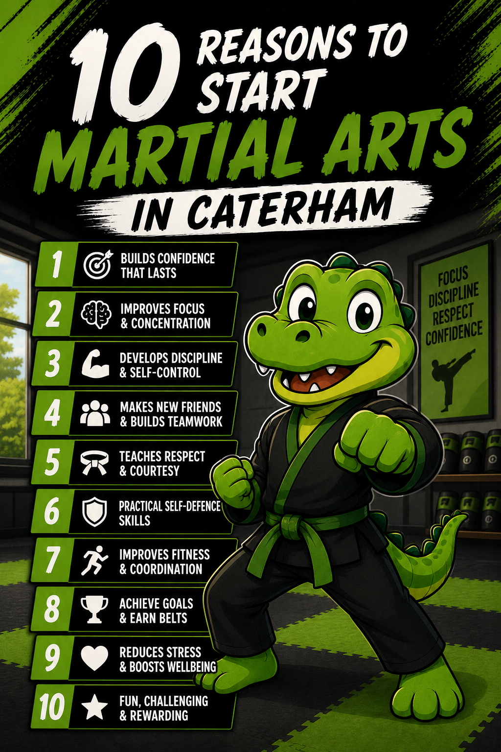 10 Reasons to Start Martial Arts in Caterham