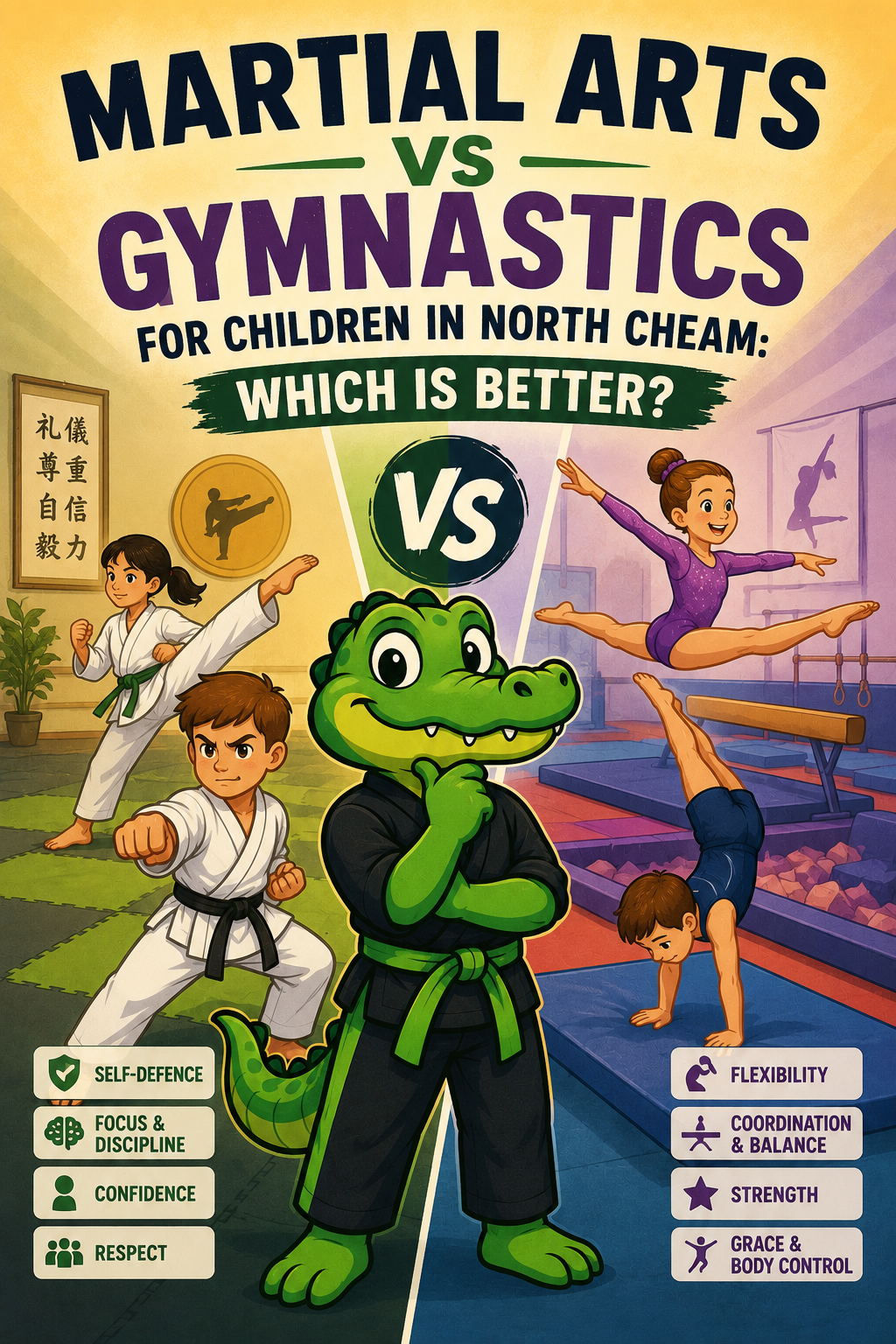 Martial Arts vs Gymnastics for Children in North Cheam: Which Is Better