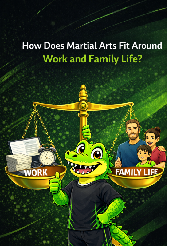 How Does Martial Arts Fit Around Work and Family Life