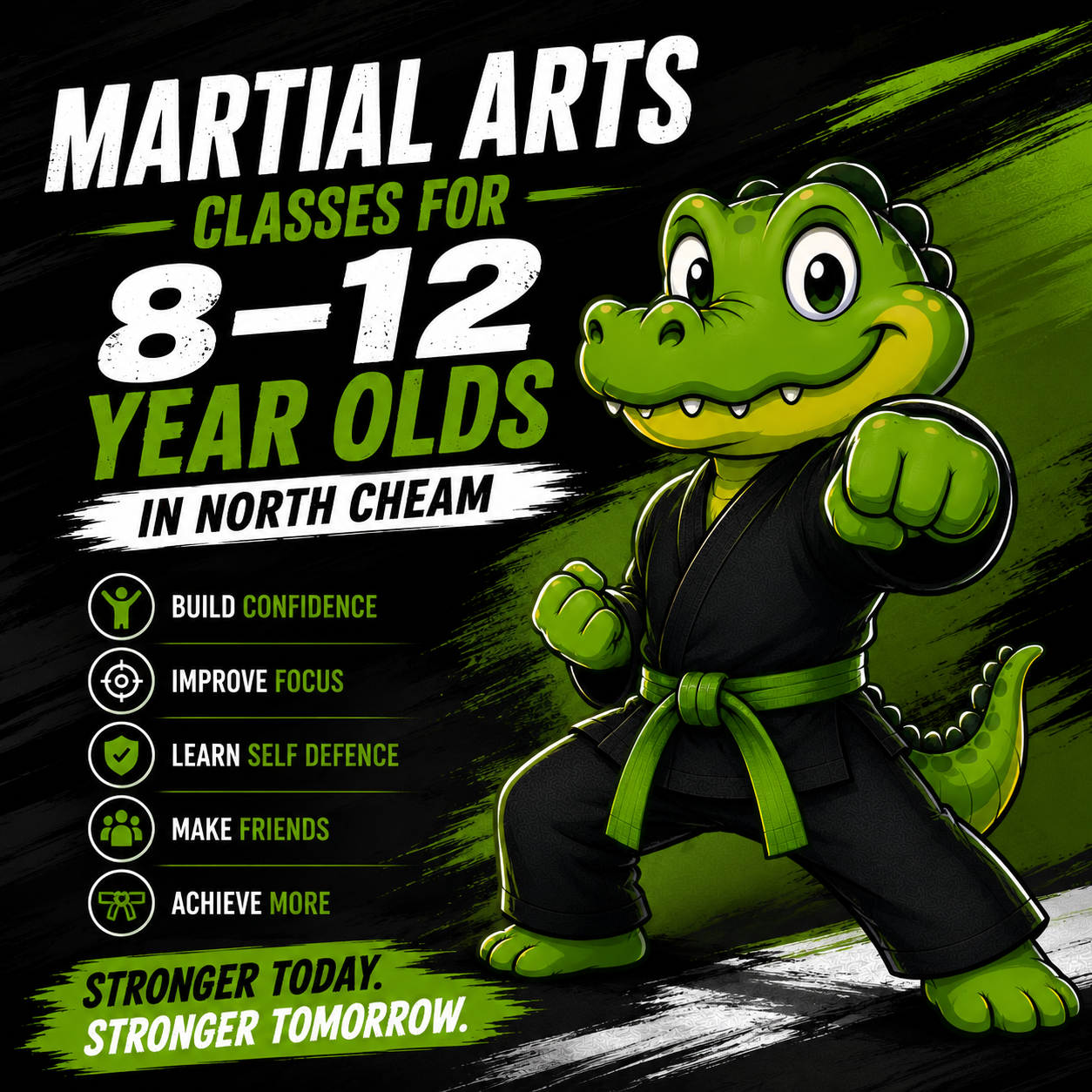 Martial Arts Classes for 8–12 Year Olds in North Cheam