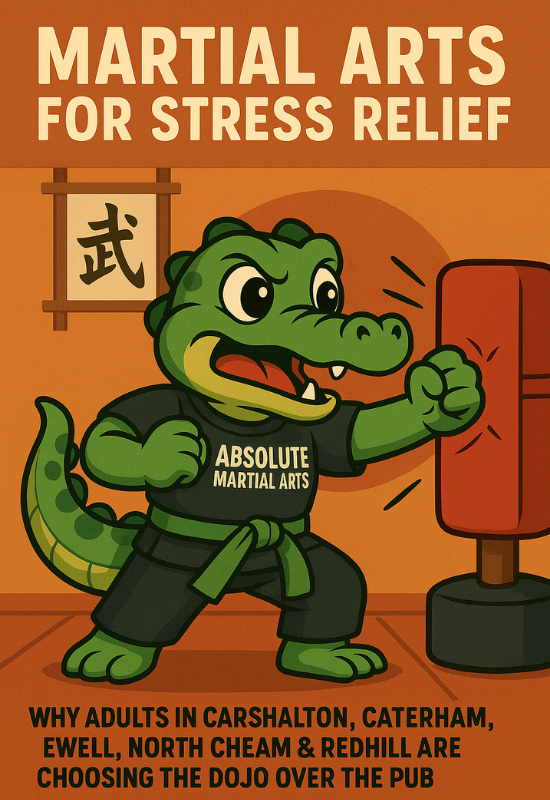 Martial Arts for Stress Relief: Why Adults in Carshalton, Caterham, Ewell, North Cheam & Redhill Are Choosing the Dojo Over the Pub