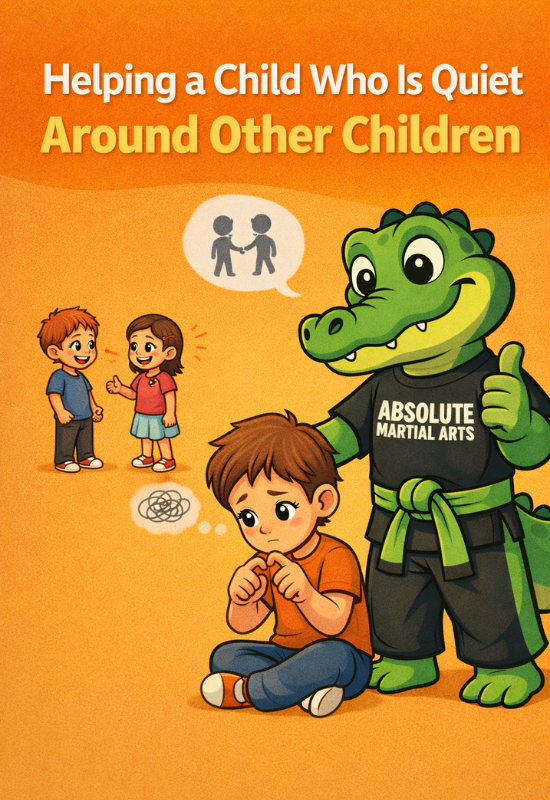 Helping a Child Who Is Quiet Around Other Children