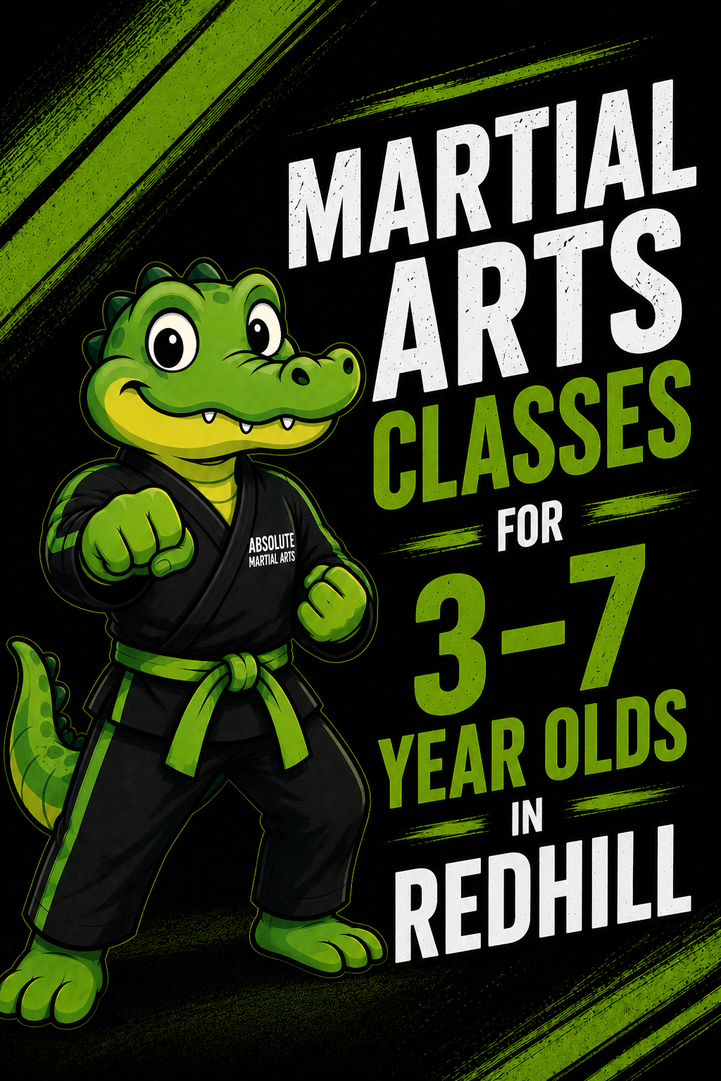 Martial Arts Classes for 3 to 7 Year Olds in Redhill