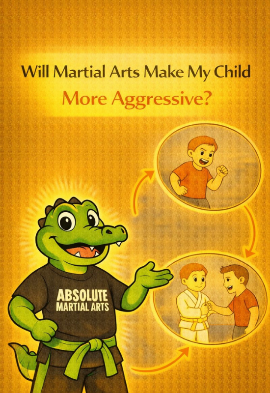 Will martial arts make my child more aggressive