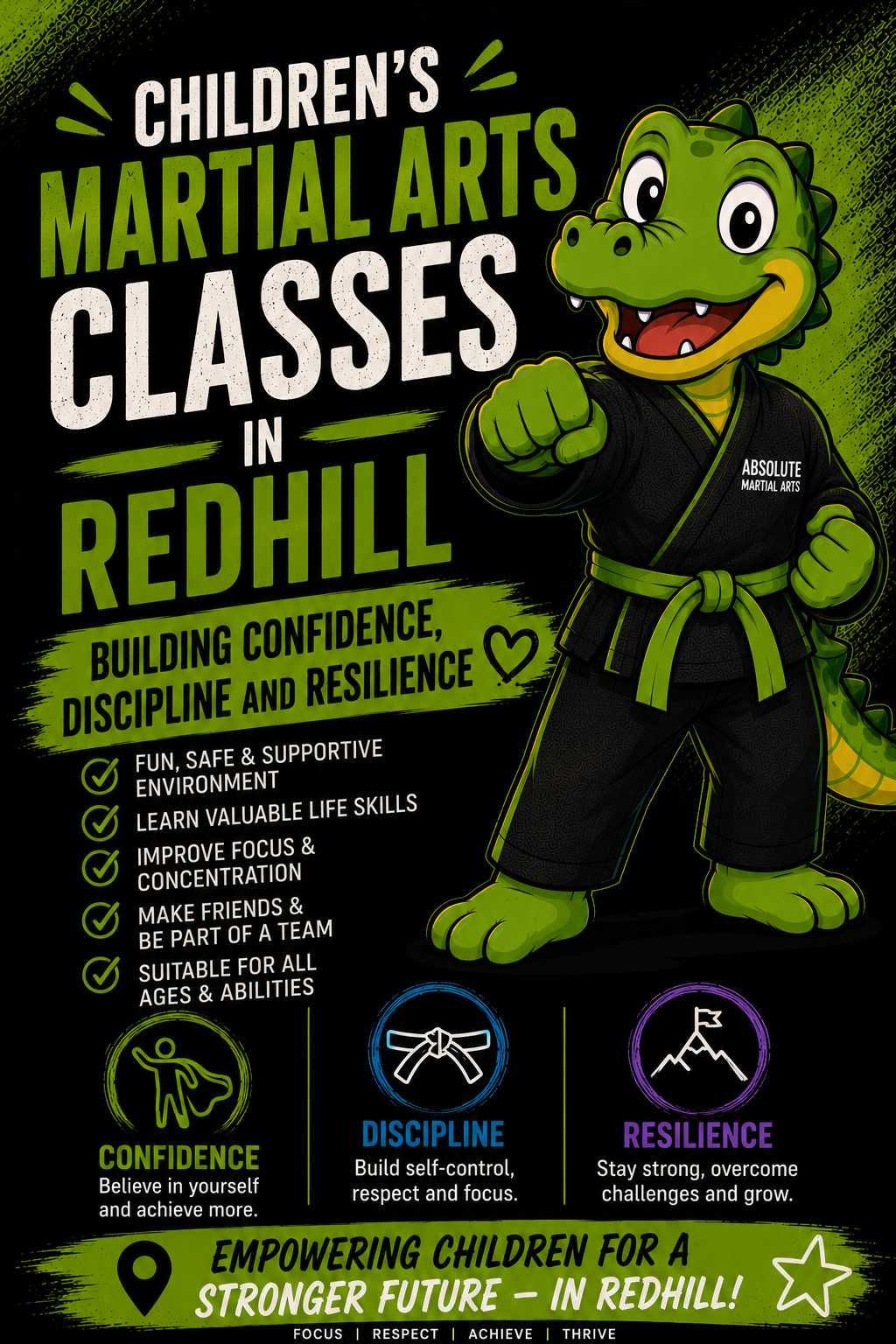 Children’s Martial Arts Classes in Redhill: Building Confidence, Discipline and Resilience