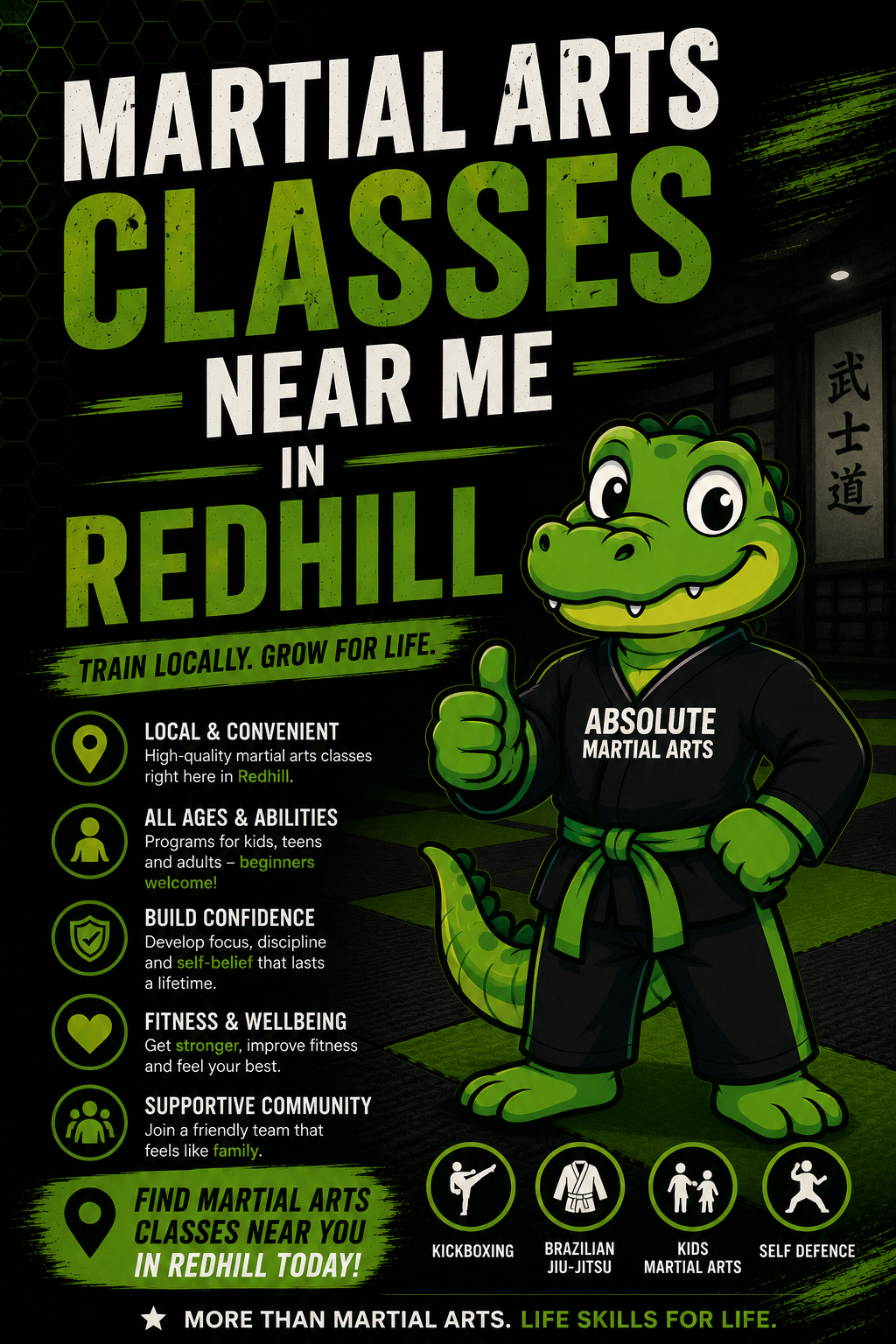 Martial Arts Classes Near Me in Redhill