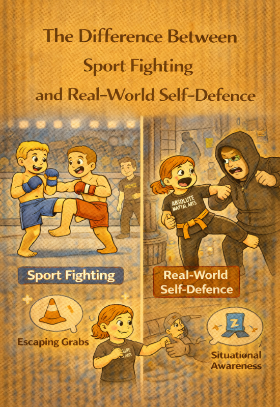 The Difference Between Sport Fighting and Real-World Self-Defence