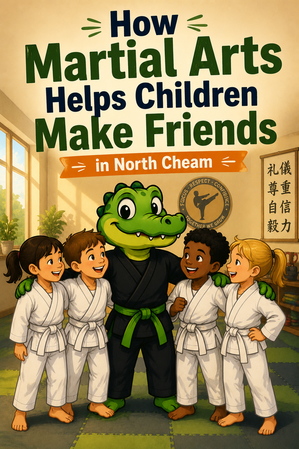 How Martial Arts Helps Children Make Friends in North Cheam