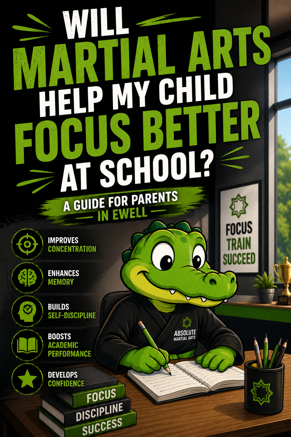 Will Martial Arts Help My Child Focus Better at School- A Guide for Parents in Ewell