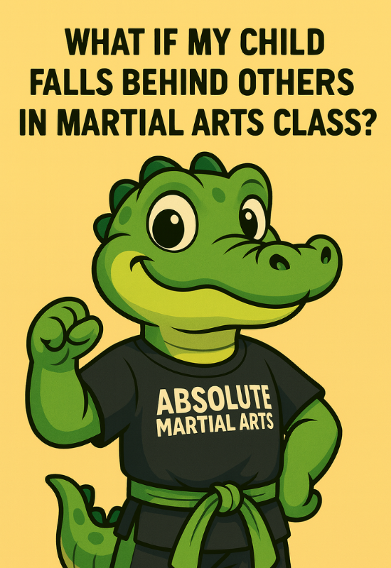 What If My Child Falls Behind Others in Martial Arts Class