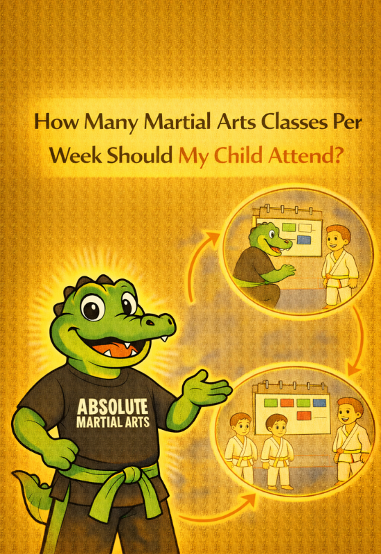 How many martial arts classes per week should my child attend
