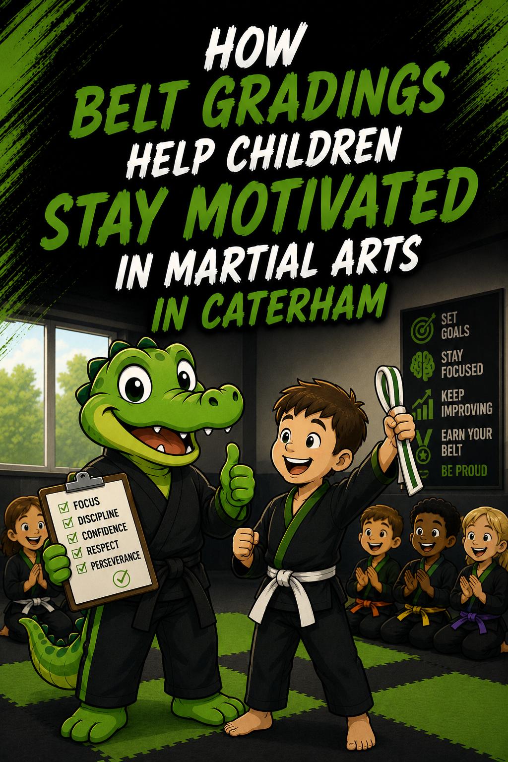 How Belt Gradings Help Children Stay Motivated in Martial Arts in Caterham