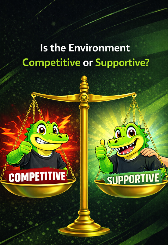 Is the Environment Competitive or Supportive