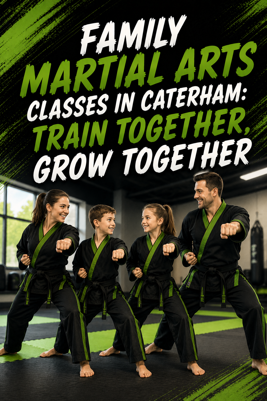Family Martial Arts Classes in Caterham: Train Together, Grow Together