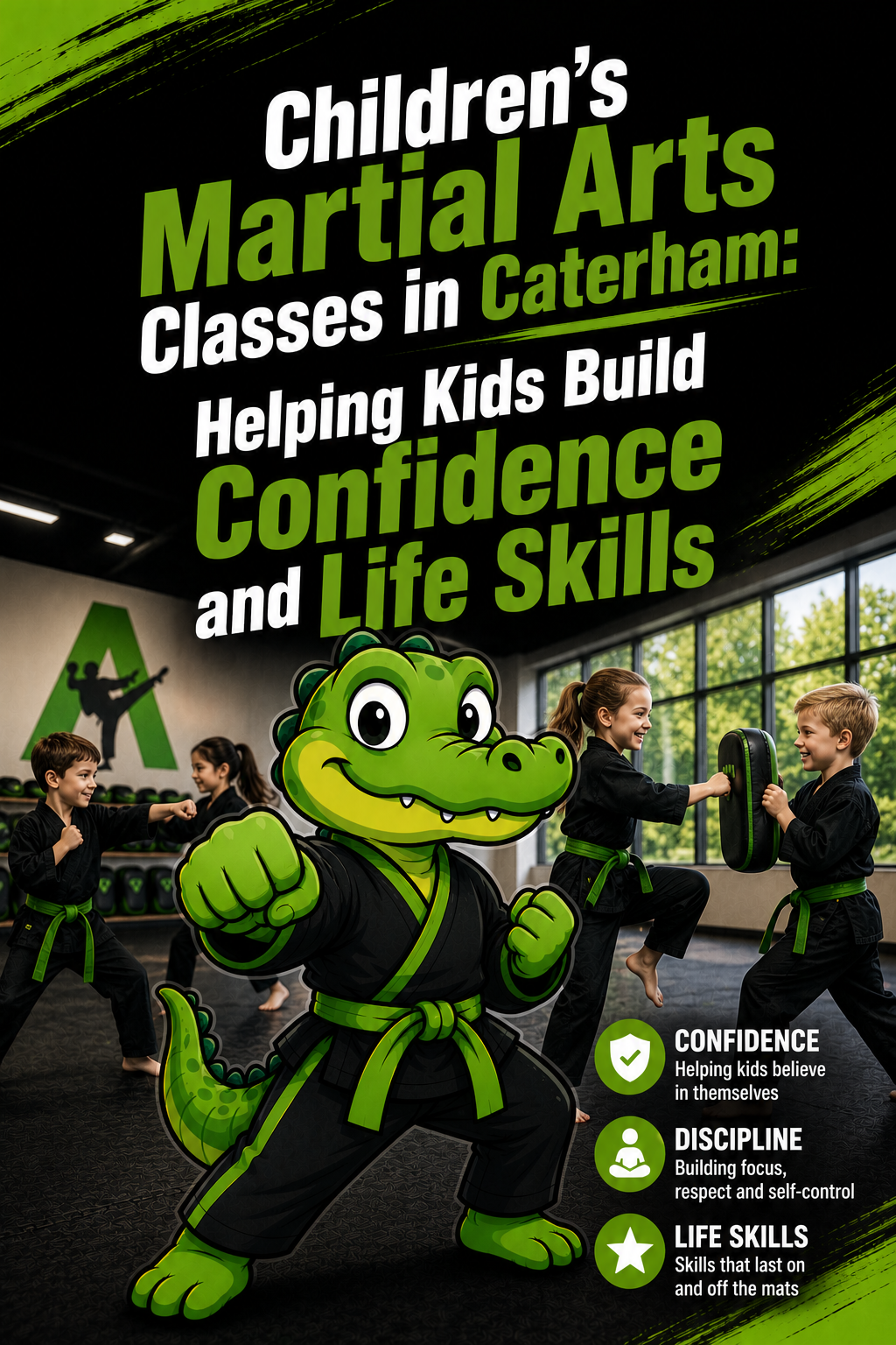 Children’s Martial Arts Classes in Caterham: Helping Kids Build Confidence and Life Skills